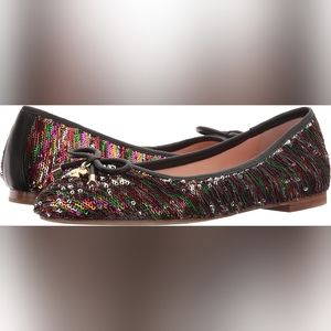 Kate Spade fully sequined Willa Ballet Flat